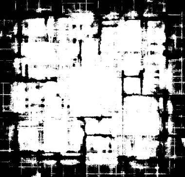 Siyah ve Beyaz Sorunlu Grunge Vektör Kaplama Şablonu. Koyu renkli eskimiş doku. Kirli Yaratıcı Tasarım Arkaplan Elementi