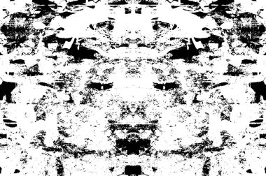 Siyah ve Beyaz Sorunlu Grunge Vektör Kaplama Şablonu. Koyu renkli eskimiş doku. Kirli Yaratıcı Tasarım Arkaplan Elementi