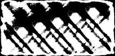 Siyah ve Beyaz Sorunlu Grunge Vektör Kaplama Şablonu. Koyu renkli eskimiş doku. Kirli Yaratıcı Tasarım Arkaplan Elementi