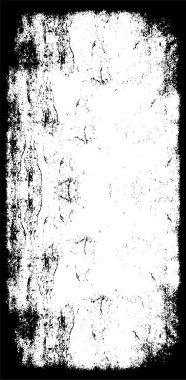 Siyah ve Beyaz Sorunlu Grunge Vektör Kaplama Şablonu. Koyu renkli eskimiş doku. Kirli Yaratıcı Tasarım Arkaplan Elementi