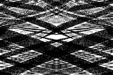 Siyah ve Beyaz Sorunlu Grunge Vektör Kaplama Şablonu. Koyu renkli eskimiş doku. Kirli Yaratıcı Tasarım Arkaplan Elementi