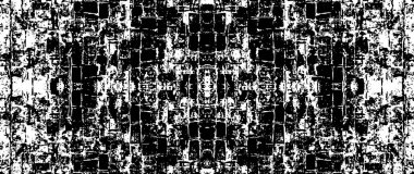 Siyah ve Beyaz Sorunlu Grunge Vektör Kaplama Şablonu. Koyu renkli eskimiş doku. Kirli Yaratıcı Tasarım Arkaplan Elementi