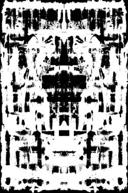 Siyah ve Beyaz Sorunlu Grunge Vektör Kaplama Şablonu. Koyu renkli eskimiş doku. Kirli Yaratıcı Tasarım Arkaplan Elementi