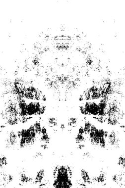 Siyah ve Beyaz Sorunlu Grunge Vektör Kaplama Şablonu. Koyu renkli eskimiş doku. Kirli Yaratıcı Tasarım Arkaplan Elementi