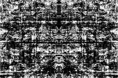 Siyah ve Beyaz Sorunlu Grunge Vektör Kaplama Şablonu. Koyu renkli eskimiş doku. Kirli Yaratıcı Tasarım Arkaplan Elementi