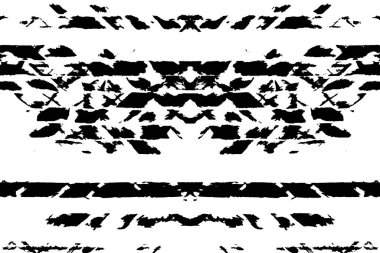 Siyah ve Beyaz Sorunlu Grunge Vektör Kaplama Şablonu. Koyu renkli eskimiş doku. Kirli Yaratıcı Tasarım Arkaplan Elementi