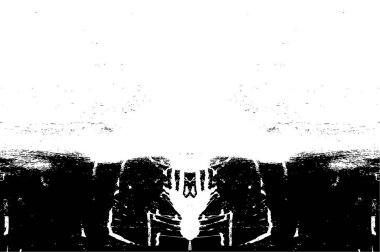 Siyah ve Beyaz Sorunlu Grunge Vektör Kaplama Şablonu. Koyu renkli eskimiş doku. Kirli Yaratıcı Tasarım Arkaplan Elementi