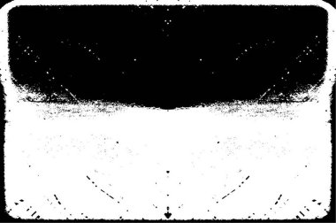 Siyah ve Beyaz Sorunlu Grunge Vektör Kaplama Şablonu. Koyu renkli eskimiş doku. Kirli Yaratıcı Tasarım Arkaplan Elementi