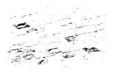 Siyah ve Beyaz Sorunlu Grunge Vektör Kaplama Şablonu. Koyu renkli eskimiş doku. Kirli Yaratıcı Tasarım Arkaplan Elementi