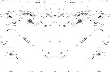 Siyah ve Beyaz Sorunlu Grunge Vektör Kaplama Şablonu. Koyu renkli eskimiş doku. Kirli Yaratıcı Tasarım Arkaplan Elementi