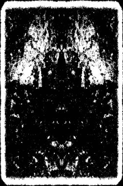 Siyah ve Beyaz Sorunlu Grunge Vektör Kaplama Şablonu. Koyu renkli eskimiş doku. Kirli Yaratıcı Tasarım Arkaplan Elementi