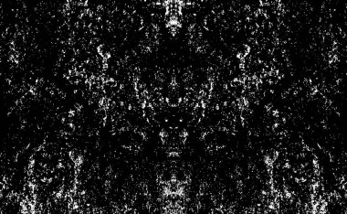 Siyah ve Beyaz Sorunlu Grunge Vektör Kaplama Şablonu. Koyu renkli eskimiş doku. Kirli Yaratıcı Tasarım Arkaplan Elementi