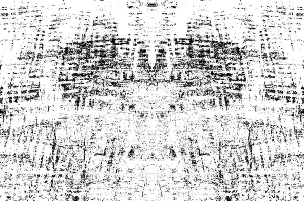 Arrière Plan Avec Motif Grunge Abstrait Conception Symétrique Monochrome — Image vectorielle