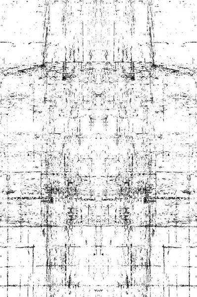 Fondo Con Patrón Grunge Abstracto Diseño Simétrico Monocromático — Archivo Imágenes Vectoriales