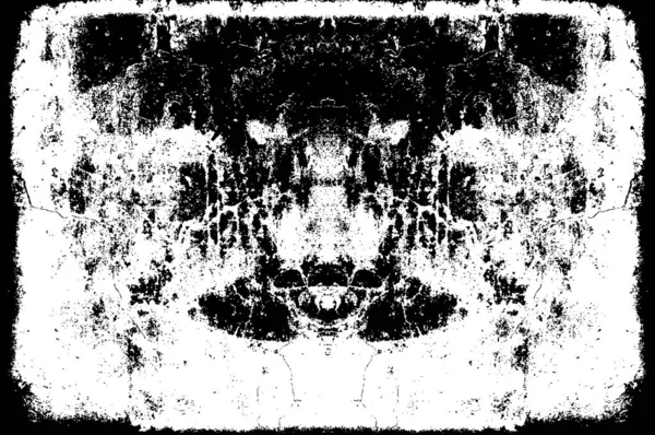 Abstract Black White Grunge Background Cracks — Stock Vector