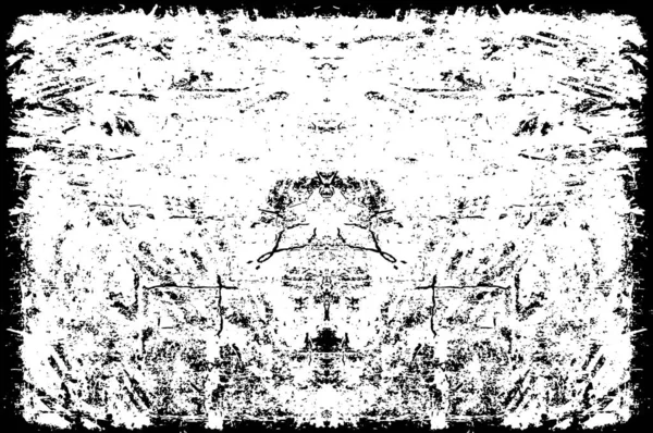 Abstracte Zwart Wit Grunge Achtergrond Met Scheuren — Stockvector