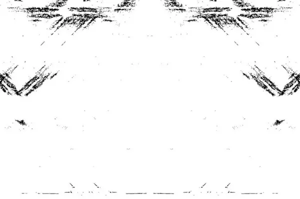 Grunge Textury Trhliny Lupínky Skvrny Abstraktní Vzor Černobíle Tištěných Položek — Stockový vektor
