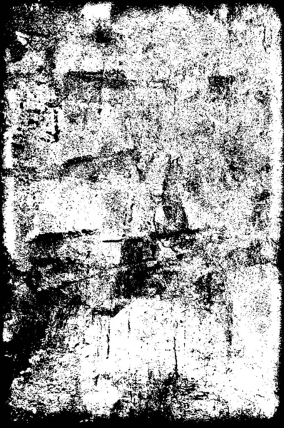 Гранж Текстуры Трещины Чипсы Пятна Абстрактный Рисунок Черно Белой Печатной — стоковый вектор