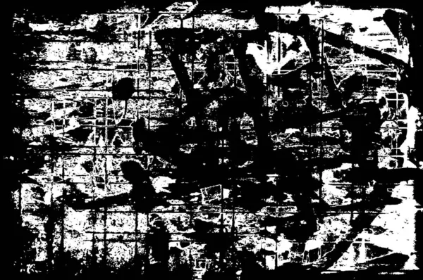 黑白相间的带有裂缝的抽象背景 — 图库矢量图片