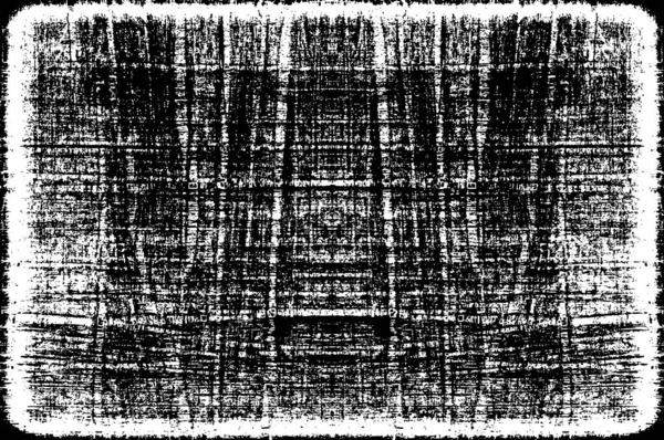 Grunge Textuur Scheuren Chips Vlekken Abstracte Patroon Van Zwart Wit — Stockvector