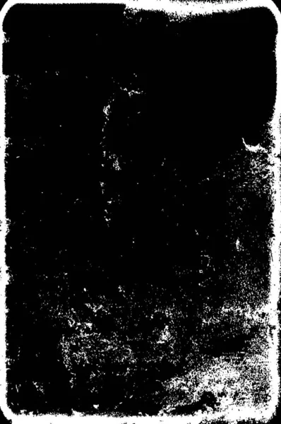Black White Monochrome Old Grunge Vintage Weathered Background — Stock Vector