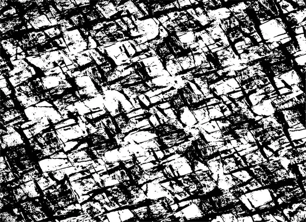 Abstrakter Grunge Schwarzer Und Weißer Strukturierter Hintergrund — Stockvektor