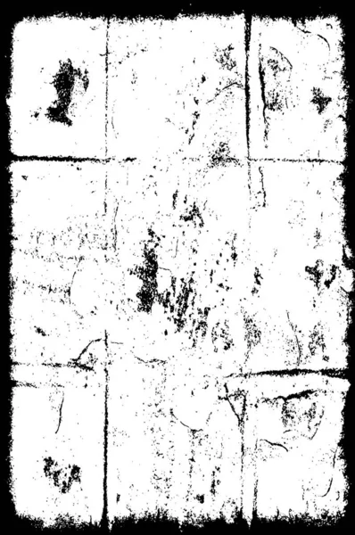 Abstraktní Grunge Černobílé Texturované Pozadí — Stockový vektor