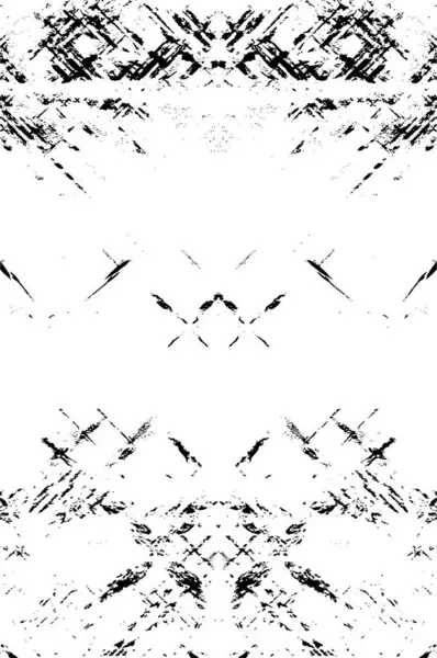 Абстрактный Гранж Черно Белый Текстурированный Фон — стоковый вектор