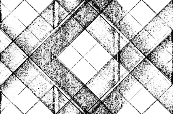 Mörkt Grunge Abstrakt Geometriskt Mönster — Stock vektor