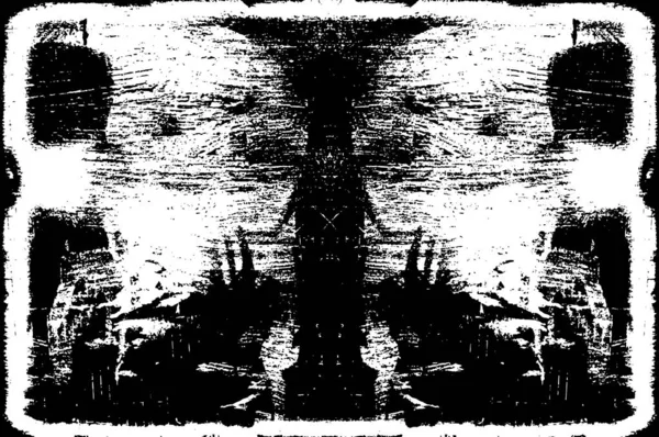 Grunge Escuro Padrão Geométrico Abstrato — Vetor de Stock