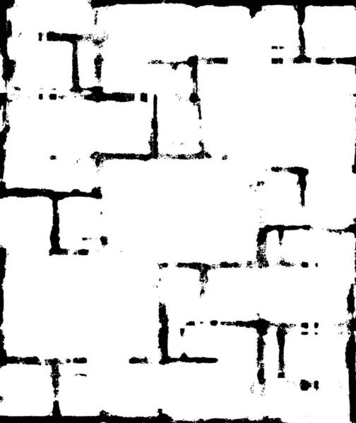 Dark Grunge Abstract Geometric Pattern — Stock Vector