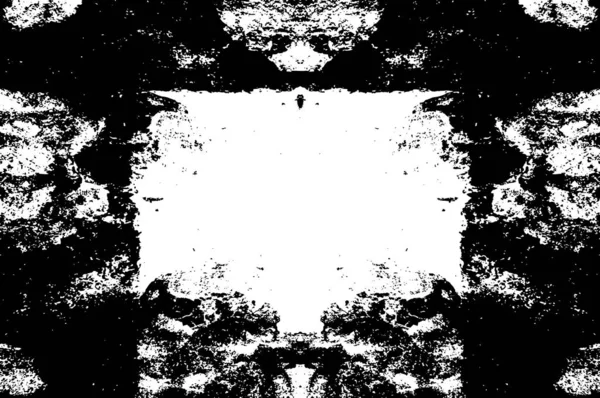 Black White Monochrome Old Grunge Vintage Background — Stock Vector