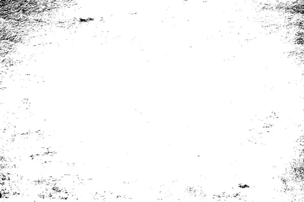 Black White Monochrome Old Grunge Vintage Background — Stock Vector