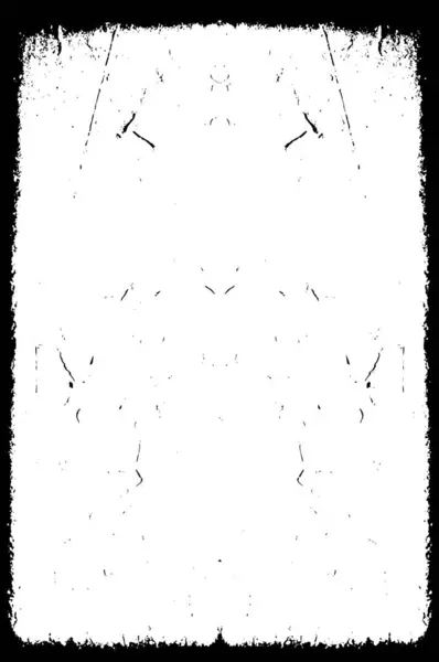 Черный Белый Монохромный Старый Гранж Винтажный Фон — стоковый вектор