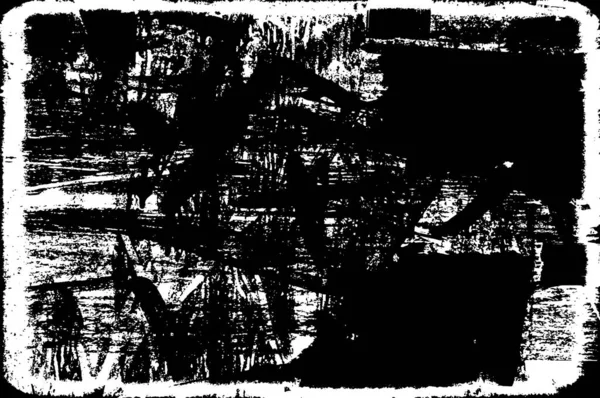 Abstracte Achtergrond Monochrome Textuur Afbeelding Met Effect Van Zwart Wit — Stockvector