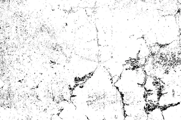 Textura Superpuesta Hormigón Agrietado Piedra Ilustración Vectorial Abstracta Medio Tono — Archivo Imágenes Vectoriales