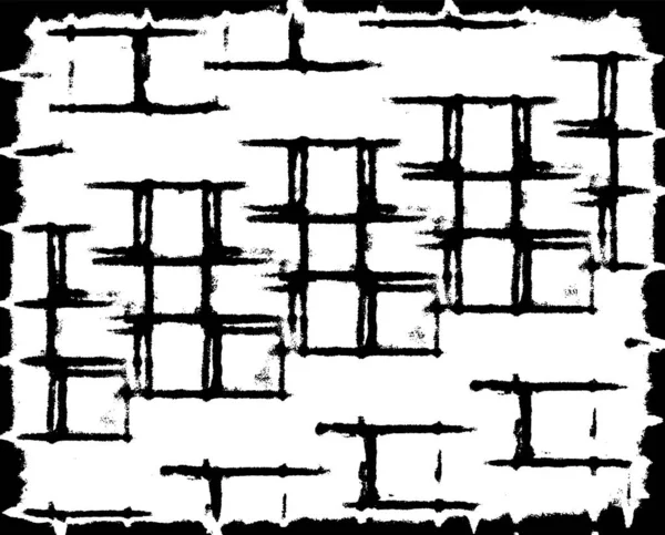 ブラックとホワイトテクスチャの抽象的なベクターの背景 — ストックベクタ