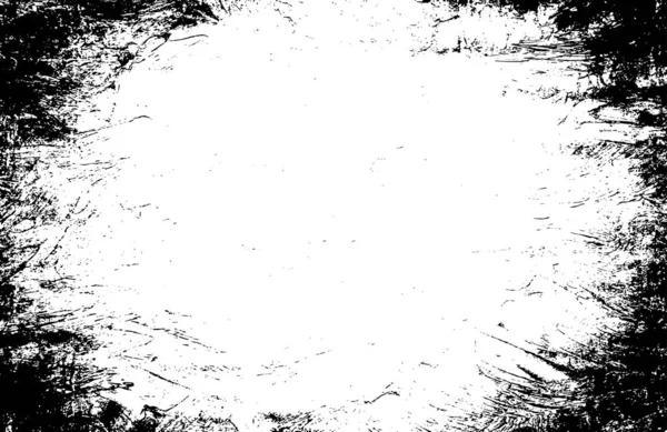 Abstracte Vector Achtergrond Zwart Wit Textuur Met Krassen Lijnen — Stockvector