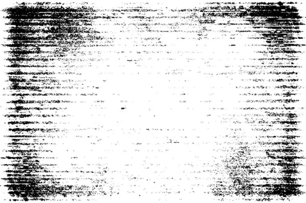 Abstraktní Vektorové Pozadí Černobílé Textuře Škrábanci Čárami — Stockový vektor