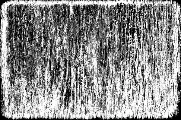 Verstörter Hintergrund Schwarz Weißer Textur Mit Kratzern Und Linien — Stockvektor