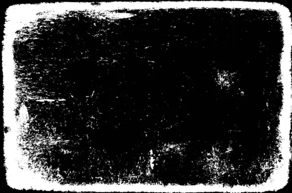Abstrakcyjny Czarny Biały Grunge Tło Rysami — Wektor stockowy