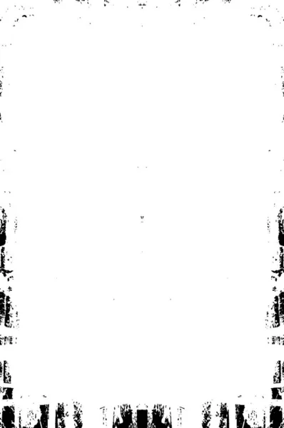 Soyut Grunge Desenli Siyah Beyaz Arka Plan Tek Renkli Simetrik — Stok Vektör