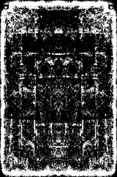Abstracte Zwart Wit Grunge Achtergrond Met Krassen — Stockvector