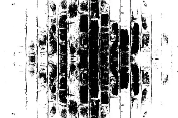 Schwarz Und Weiß Distressed Grunge Vector Overlay Template Dunkle Farbe — Stockvektor
