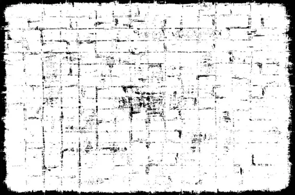 Μαύρο Και Άσπρο Στενοχωρημένο Grunge Vector Επικάλυψη Πρότυπο Σκούρο Χρώμα — Διανυσματικό Αρχείο