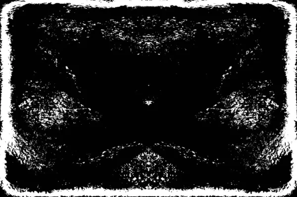 Черно Белый Шаблон Векторного Наложения Темная Текстура Абстрактный Креативный Дизайн — стоковый вектор