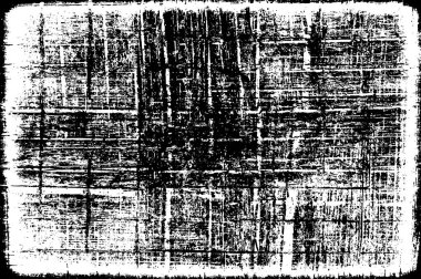 Siyah ve Beyaz Sorunlu Grunge Vektör Kaplama Şablonu. Koyu renkli eskimiş doku. Kirli Yaratıcı Tasarım Arkaplan Elementi