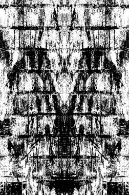 Siyah ve Beyaz Sorunlu Grunge Vektör Kaplama Şablonu. Koyu renkli eskimiş doku. Kirli Yaratıcı Tasarım Arkaplan Elementi