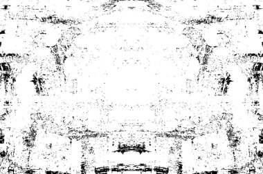 Siyah ve Beyaz Sorunlu Grunge Vektör Kaplama Şablonu. Koyu renkli eskimiş doku. Kirli Yaratıcı Tasarım Arkaplan Elementi