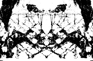 Siyah ve Beyaz Sorunlu Grunge Vektör Kaplama Şablonu. Koyu renkli eskimiş doku. Kirli Yaratıcı Tasarım Arkaplan Elementi